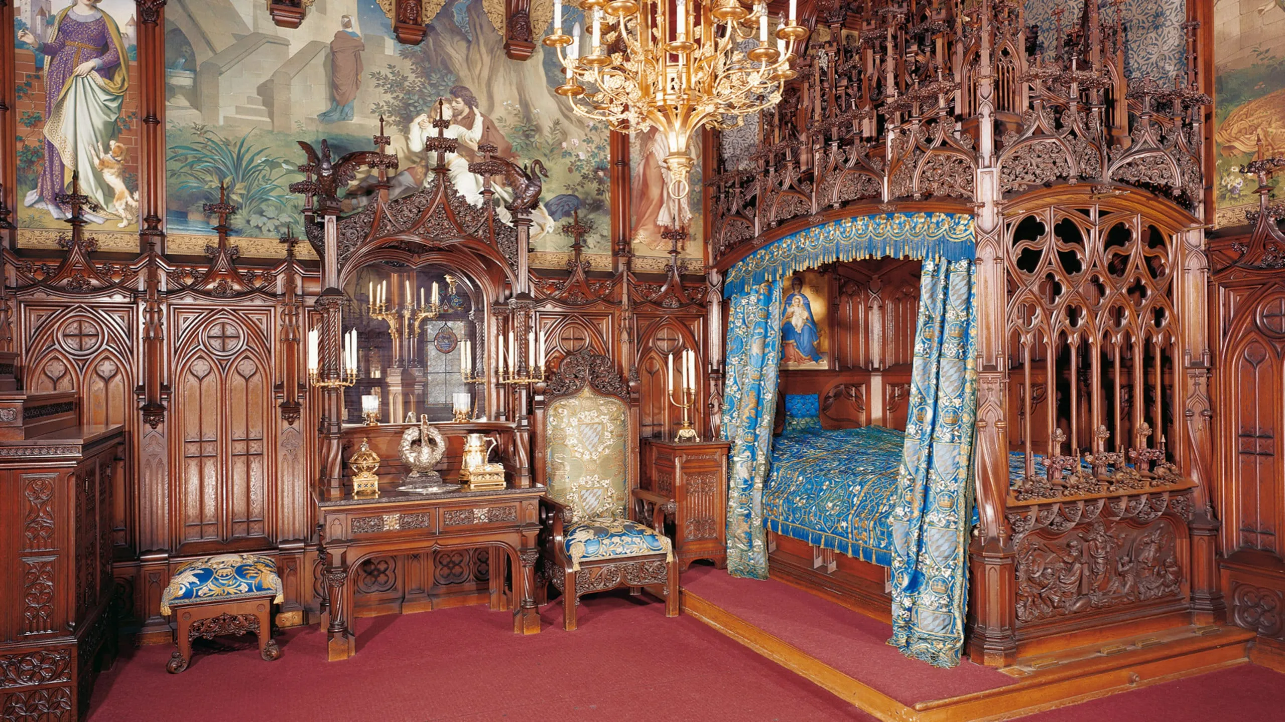 Neuschwanstein Castle Bedroom